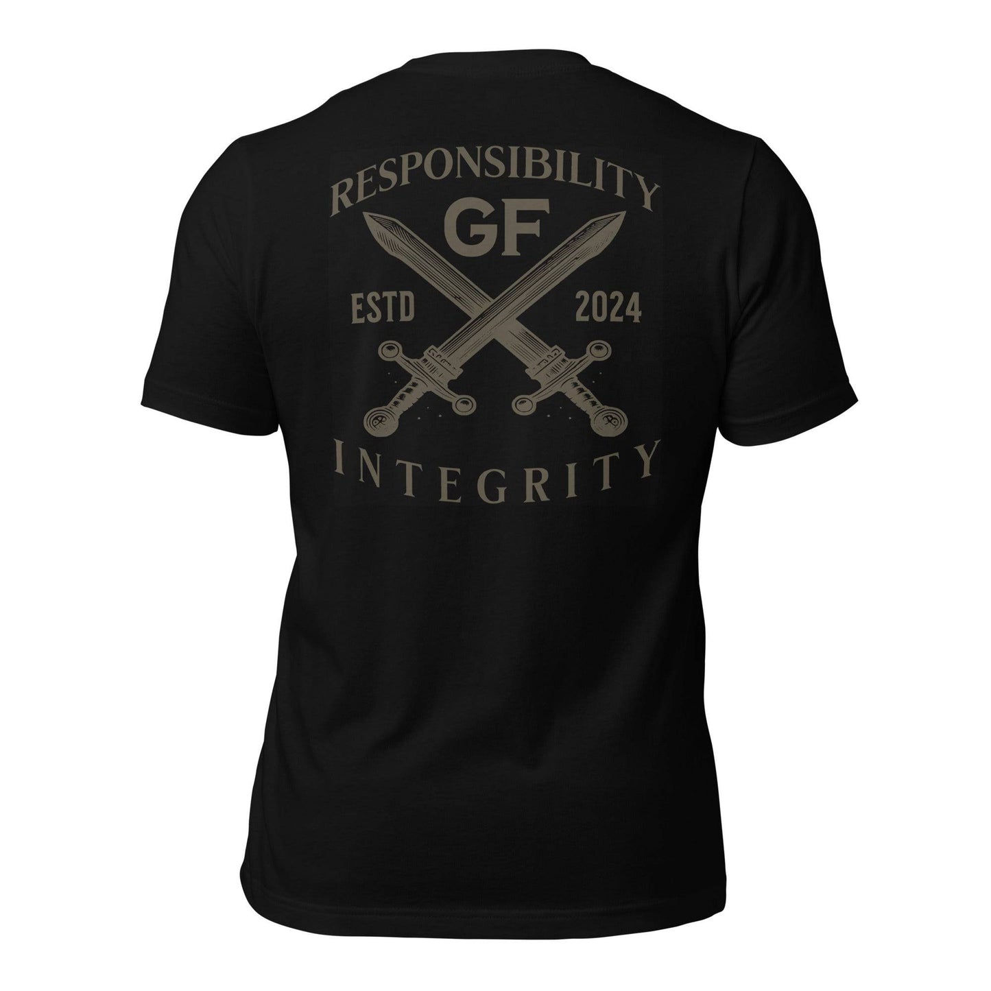 Responsibility and Integrity T-Shirt Army Green - Good Father Clothing Company