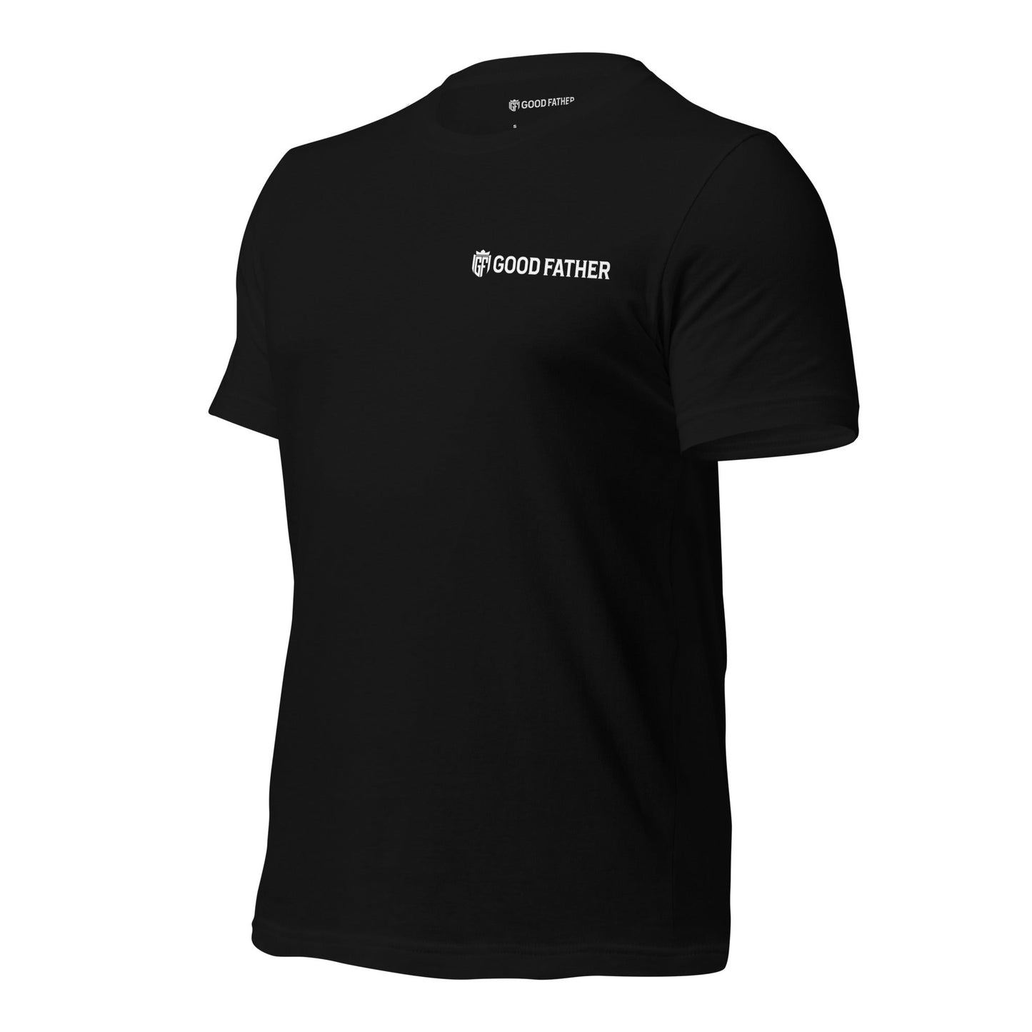Good Father Basic T-Shirt - Good Father Clothing Company - left - Christian patriotic t-shirts - black
