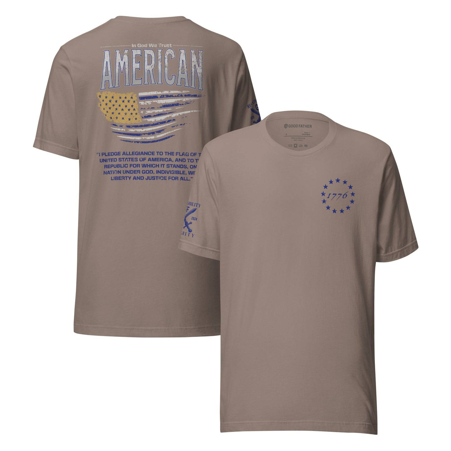 American Pledge T-Shirt - Good Father Clothing Company