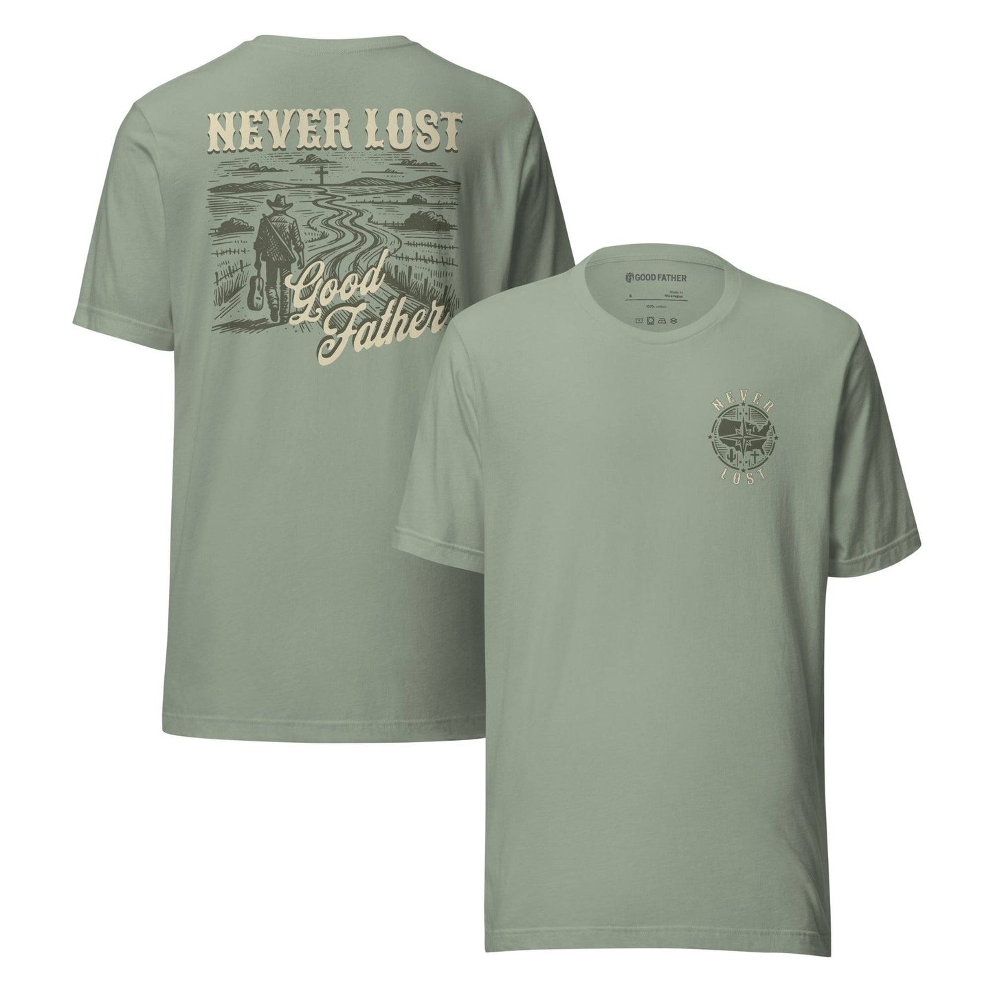 Never Lost T-Shirt - Good Father Clothing Company
