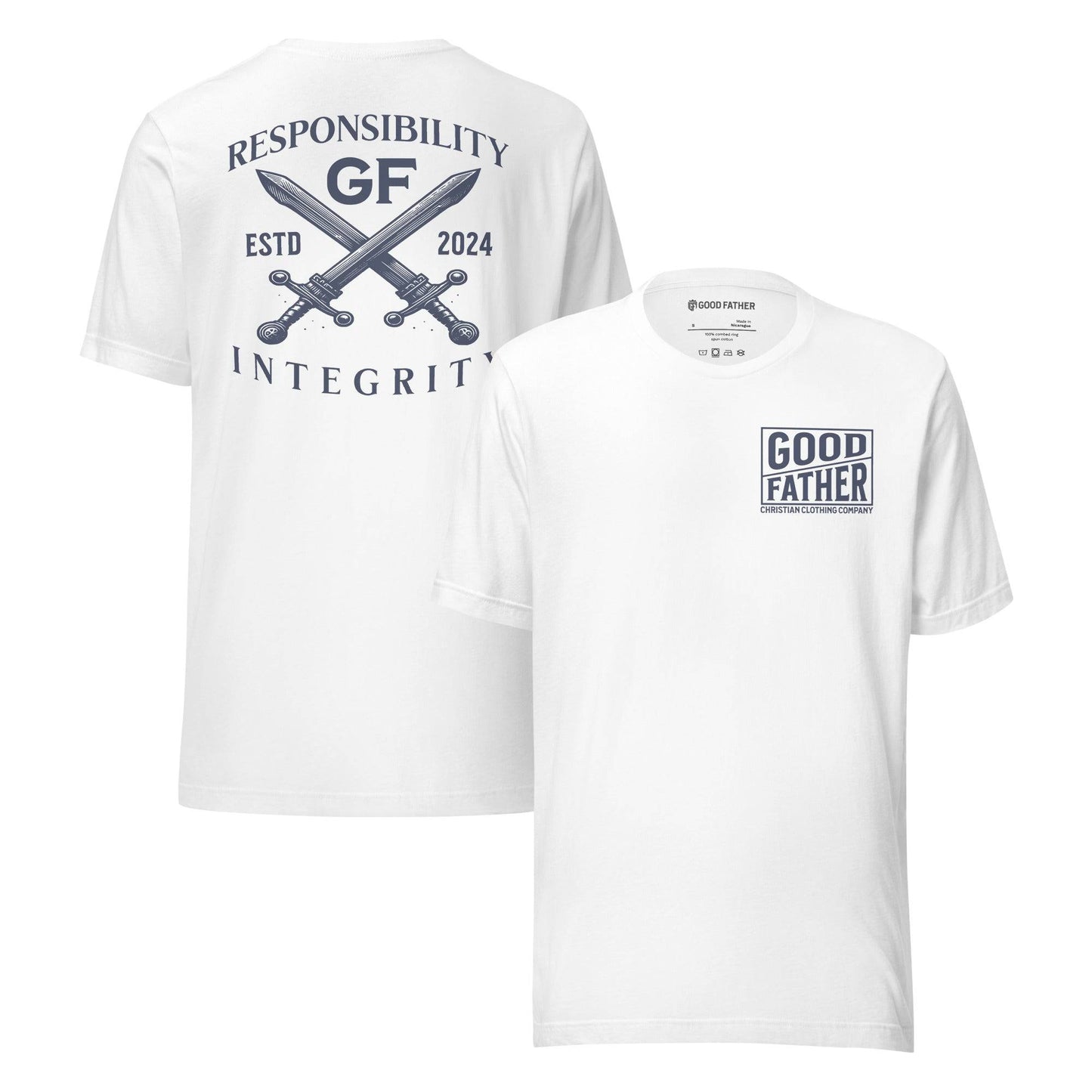 Responsibility and Integrity T-Shirt - Good Father Clothing Company
