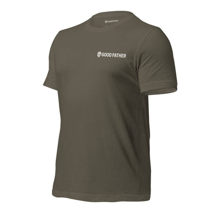 Good Father Basic T-Shirt - Good Father Clothing Company - left - Christian patriotic t-shirts - army