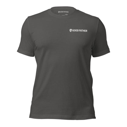 Good Father Basic T-Shirt - Good Father Clothing Company - front - Christian patriotic t-shirts - asphalt