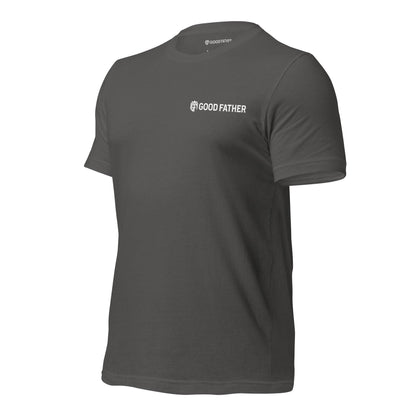Good Father Basic T-Shirt - Good Father Clothing Company - left - Christian patriotic t-shirts - asphalt