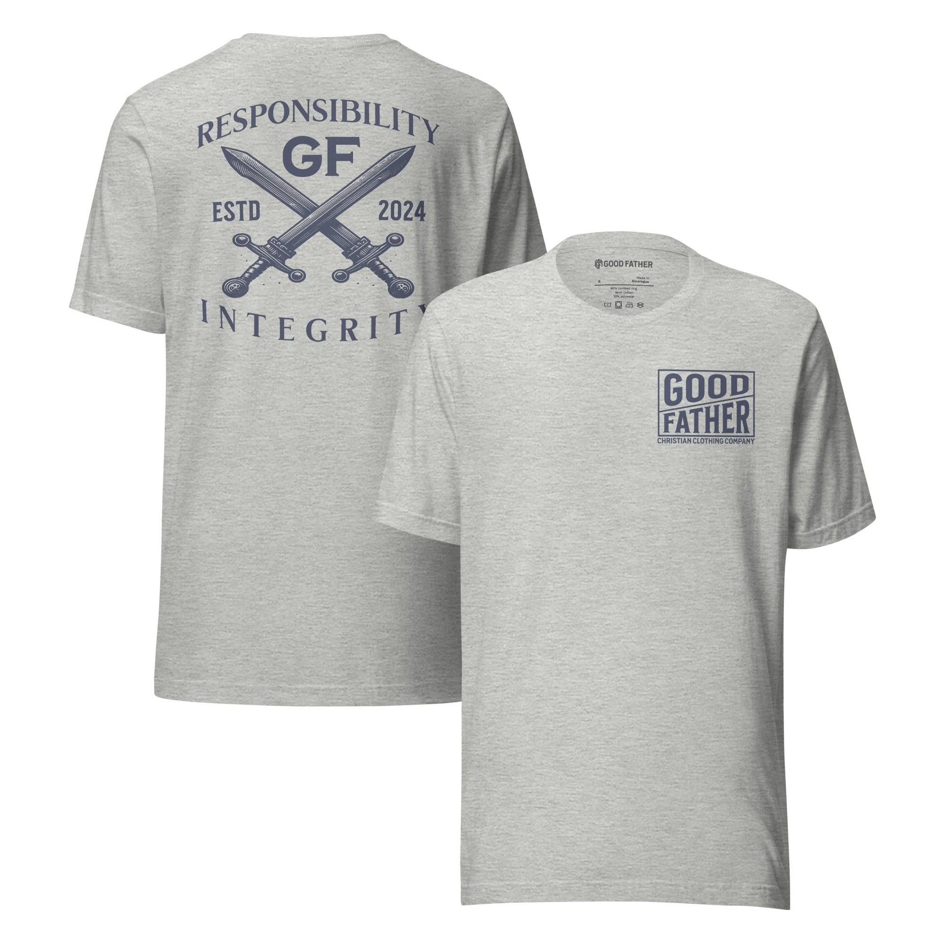 Responsibility and Integrity T-Shirt - Good Father Clothing Company