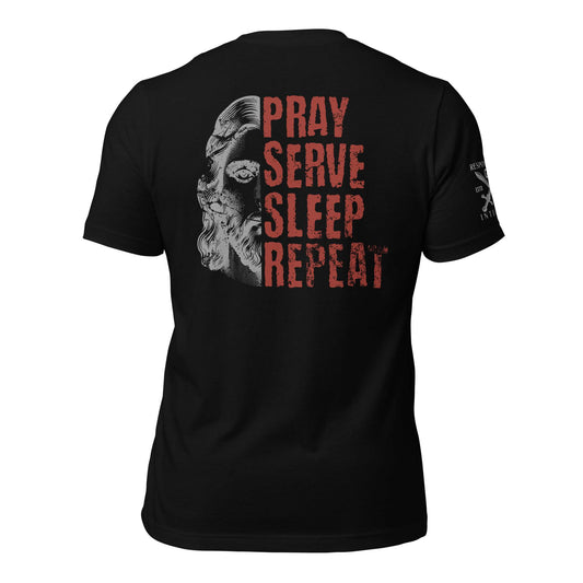 Pray and Serve T-Shirt - Good Father Clothing Company