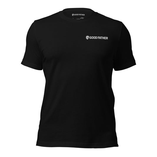 Good Father Basic T-Shirt - Good Father Clothing Company - front - Christian patriotic t-shirts - black