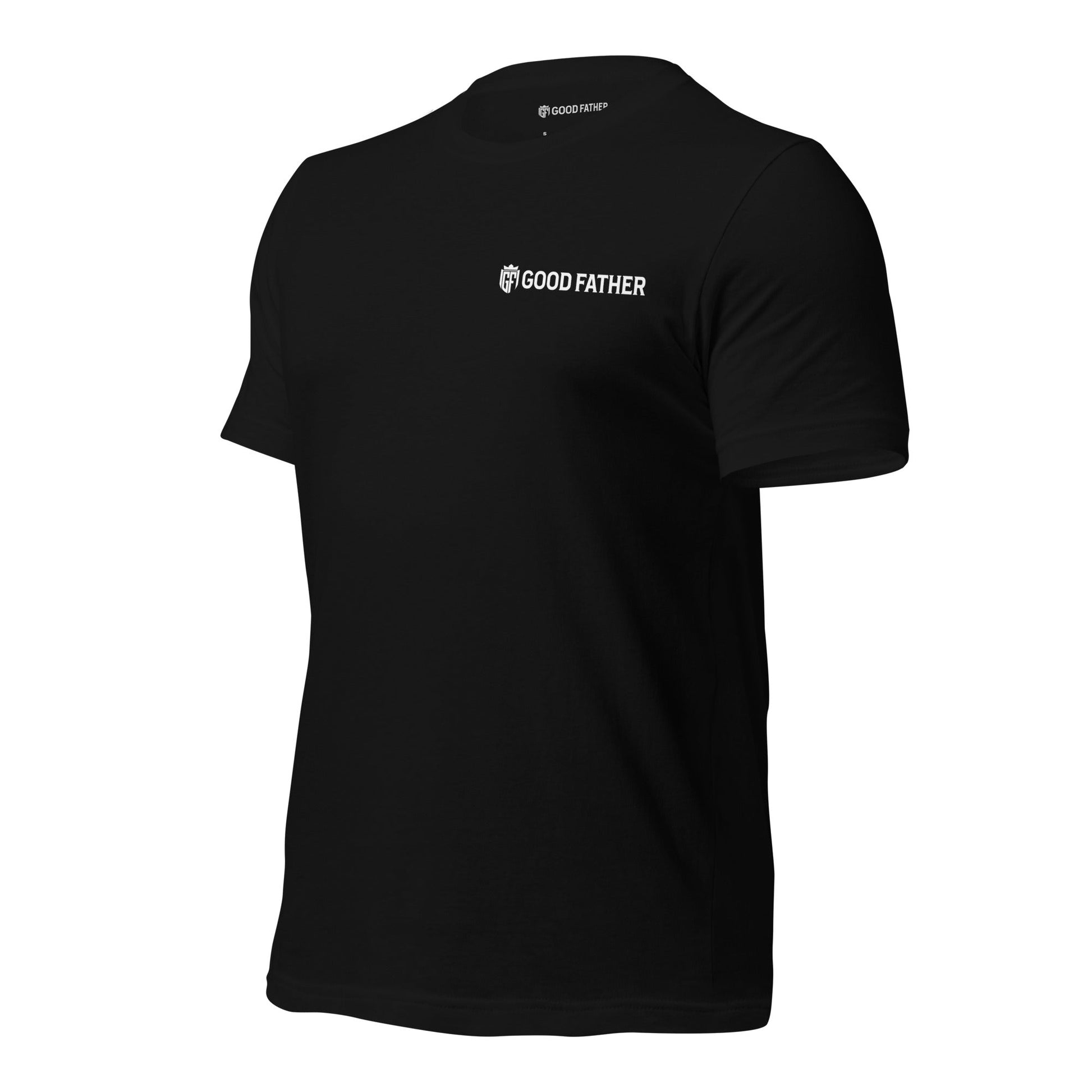 Good Father Basic T-Shirt - Good Father Clothing Company - left  - Christian patriotic t-shirts - black