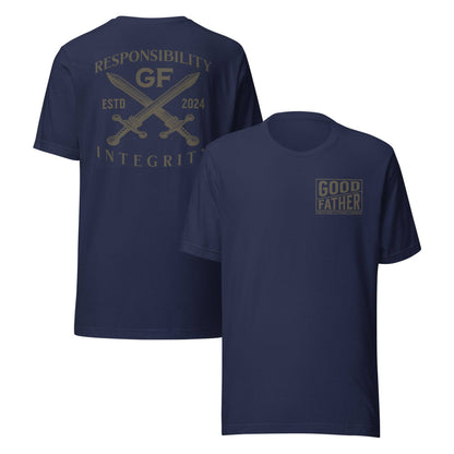 Responsibility and Integrity T-Shirt Army Green - Good Father Clothing Company